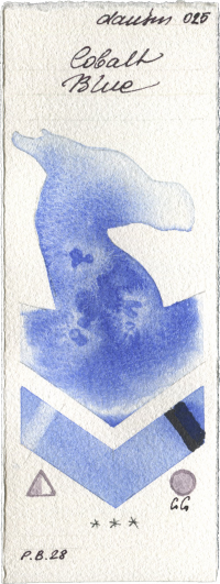 Cobalt Blue by Daniel Smith watercolor swatch