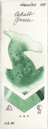Cobalt Green by Daniel Smith watercolor swatch