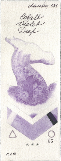 Cobalt Violet Deep by Daniel Smith watercolor swatch