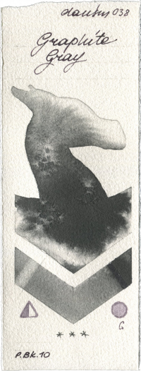Graphite Gray by Daniel Smith watercolor swatch
