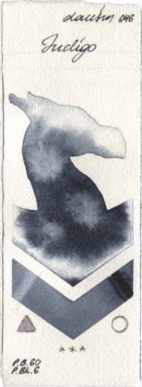 Indigo by Daniel Smith watercolor swatch