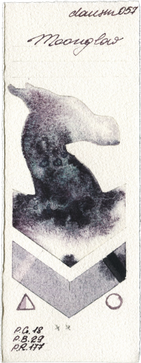 Moonglow by Daniel Smith watercolor swatch