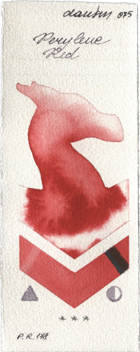 Perylene Red by Daniel Smith watercolor swatch
