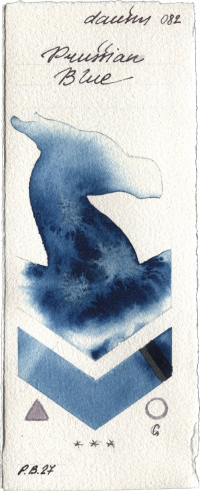 Prussian Blue by Daniel Smith watercolor swatch