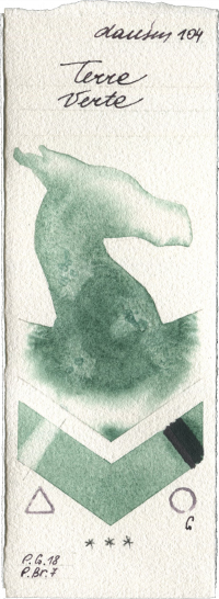 Terre Verte by Daniel Smith watercolor swatch