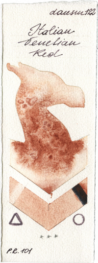 Italian Venetian Red by Daniel Smith watercolor swatch