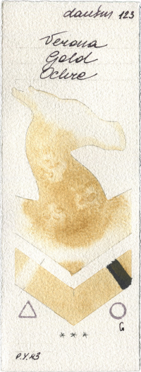 Verona Gold Ochre by Daniel Smith watercolor swatch