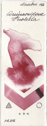 Quinacridone Fuchsia by Daniel Smith watercolor swatch