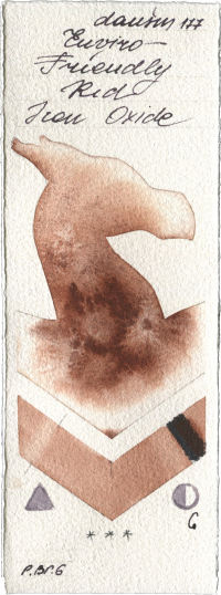 Enviro-Friendly Red Iron Oxide by Daniel Smith watercolor swatch