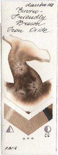 Enviro-Friendly Brown Iron Oxide by Daniel Smith watercolor swatch