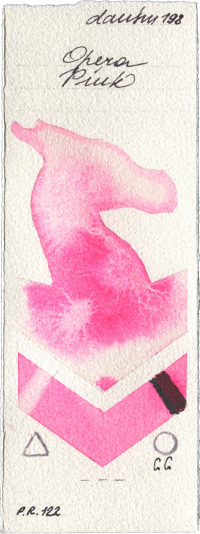 Opera Pink by Daniel Smith watercolor swatch