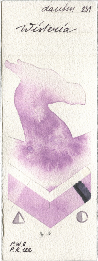 Wisteria by Daniel Smith watercolor swatch