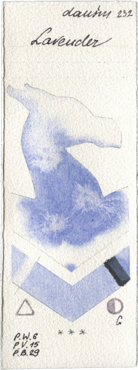 Lavender by Daniel Smith watercolor swatch
