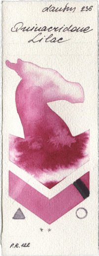 Quinacridone Lilac by Daniel Smith watercolor swatch