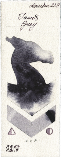 Janes Grey by Daniel Smith watercolor swatch