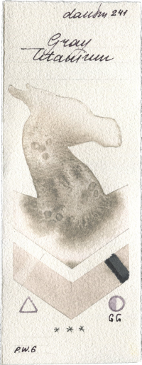 Gray Titanium by Daniel Smith watercolor swatch