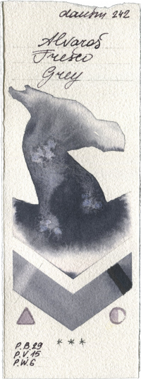 Alvaros Fresco Grey by Daniel Smith watercolor swatch