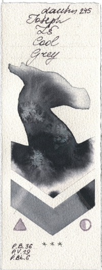 Joseph Zs Cool Grey by Daniel Smith watercolor swatch