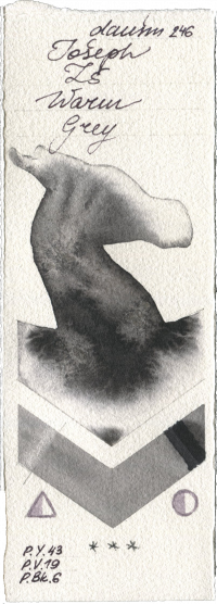 Joseph Zs Warm Grey by Daniel Smith watercolor swatch