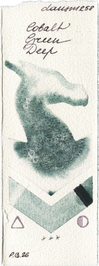 Cobalt Green Deep by Daniel Smith watercolor swatch