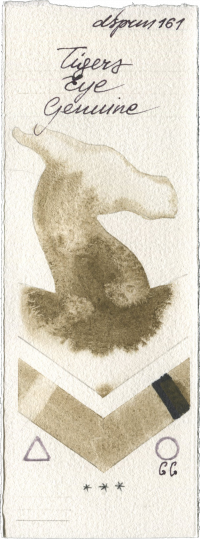 Tigers Eye Genuine by Daniel Smith watercolor swatch