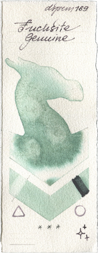 Fuchsite Genuine by Daniel Smith watercolor swatch