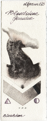 Bloodstone Genuine by Daniel Smith watercolor swatch