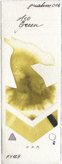 Azo Green by M. Graham & Co. Artists watercolor swatch