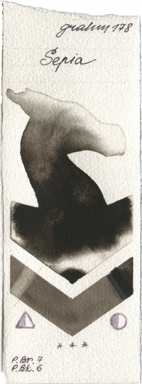 Sepia by M. Graham & Co. Artists watercolor swatch