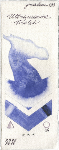 Ultramarine Violet by M. Graham & Co. Artists watercolor swatch