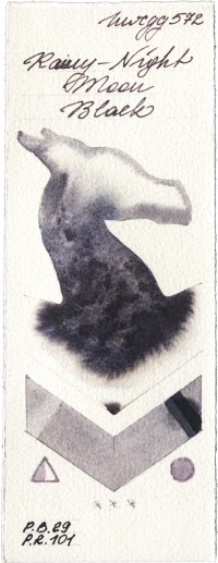 Rainy-Night Moon Back by Holbein Artists Watercolor watercolor swatch