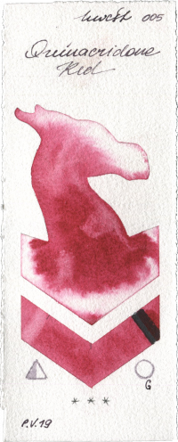 Quinacridone Red by Holbein Artists Watercolor watercolor swatch