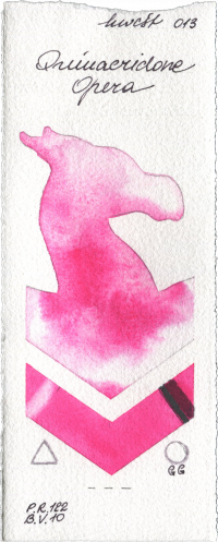 Opera (Quinacridone Opera) by Holbein Artists Watercolor watercolor swatch