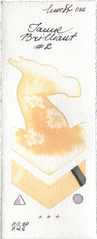 Jaune Brillant No 2 by Holbein Artists Watercolor watercolor swatch