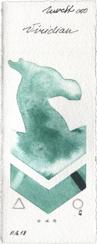 Viridian by Holbein Artists Watercolor watercolor swatch