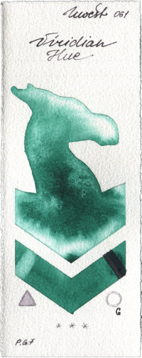 Virdian Hue by Holbein Artists Watercolor watercolor swatch