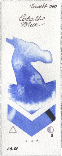 Cobalt Blue by Holbein Artists Watercolor watercolor swatch