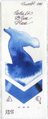 Cobalt Blue Hue by Holbein Artists Watercolor watercolor swatch