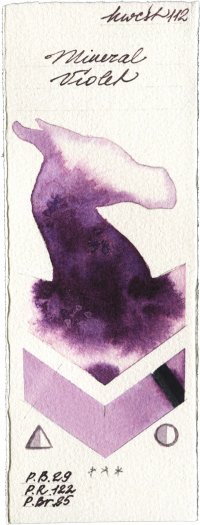 Mineral Violet by Holbein Artists Watercolor watercolor swatch