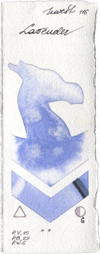 Lavender by Holbein Artists Watercolor watercolor swatch