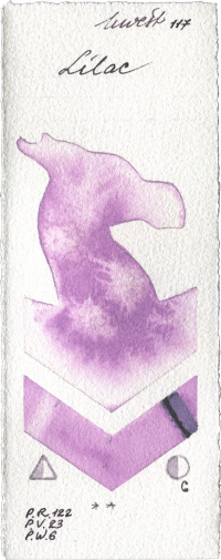 Lilac by Holbein Artists Watercolor watercolor swatch