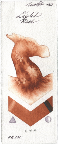 Light Red by Holbein Artists Watercolor watercolor swatch