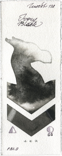 Ivory Black by Holbein Artists Watercolor watercolor swatch