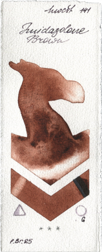 Imidazolone Brown by Holbein Artists Watercolor watercolor swatch