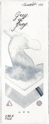 Grey of Grey by Holbein Artists Watercolor watercolor swatch
