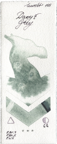 Davys Grey by Holbein Artists Watercolor watercolor swatch