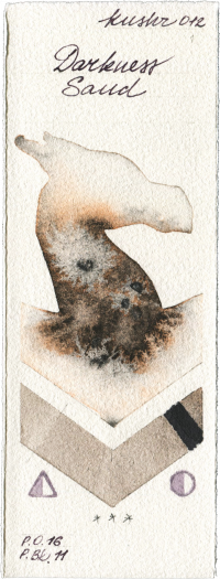 Darkness Sand by Kusakabe watercolor swatch