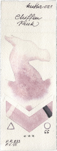 Chiffon Pink by Kusakabe watercolor swatch