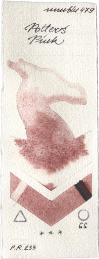 Potters Pink by Maimeri Blu watercolor swatch