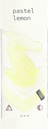 pastel lemon by my watercolor swatch